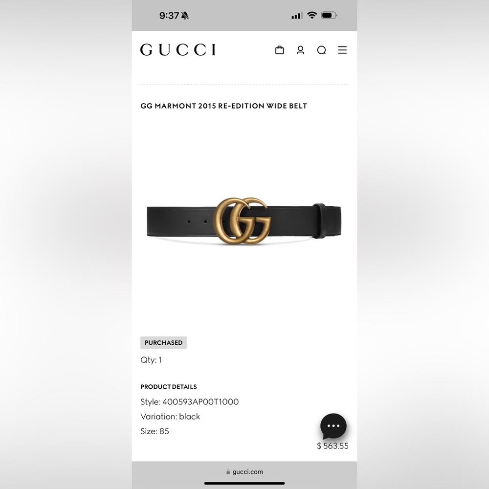 Gucci GG Belt - Picture 5 of 7
